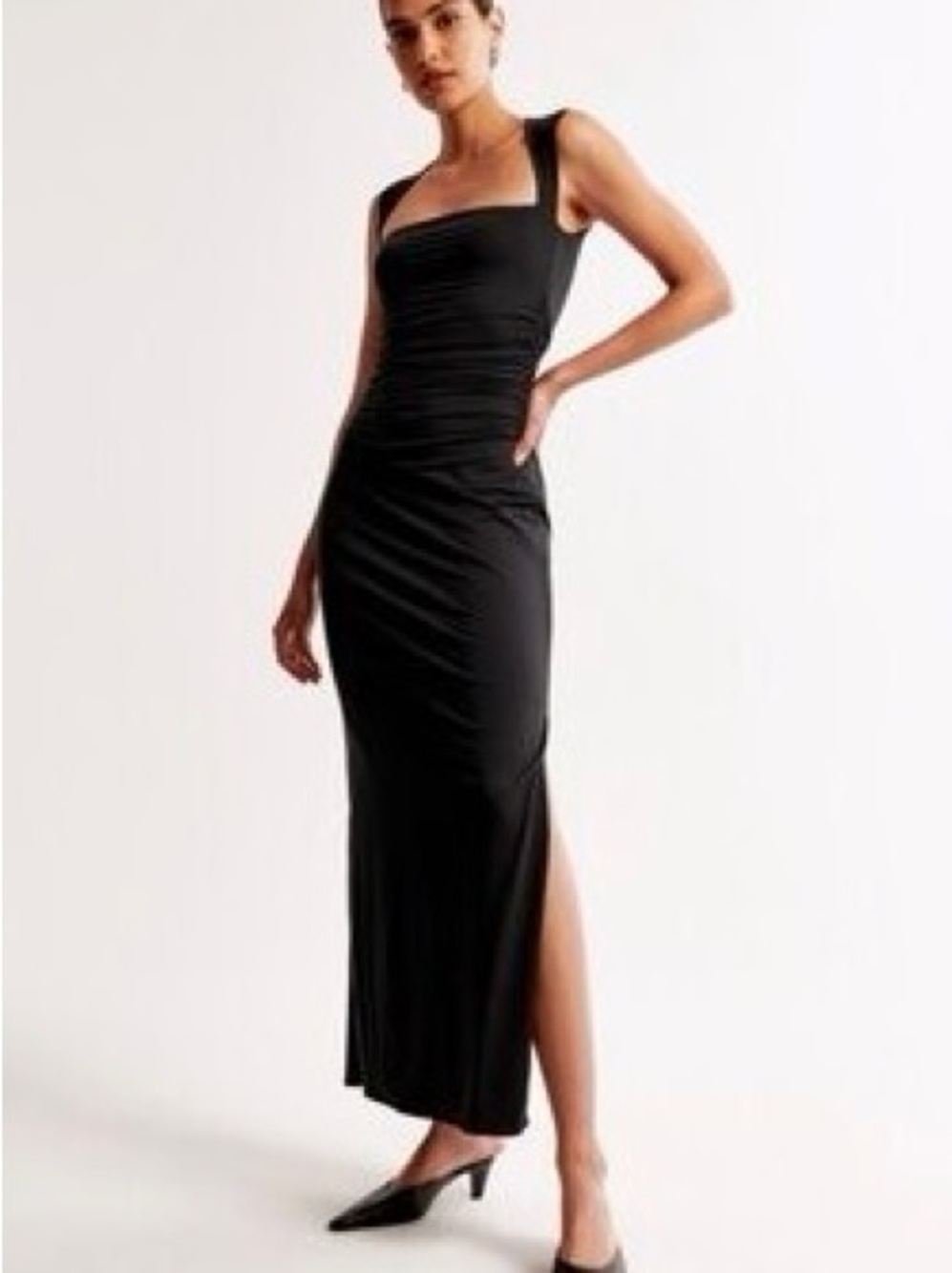 Abercrombie & Fitch The A&F Ava Knit Midi Dress